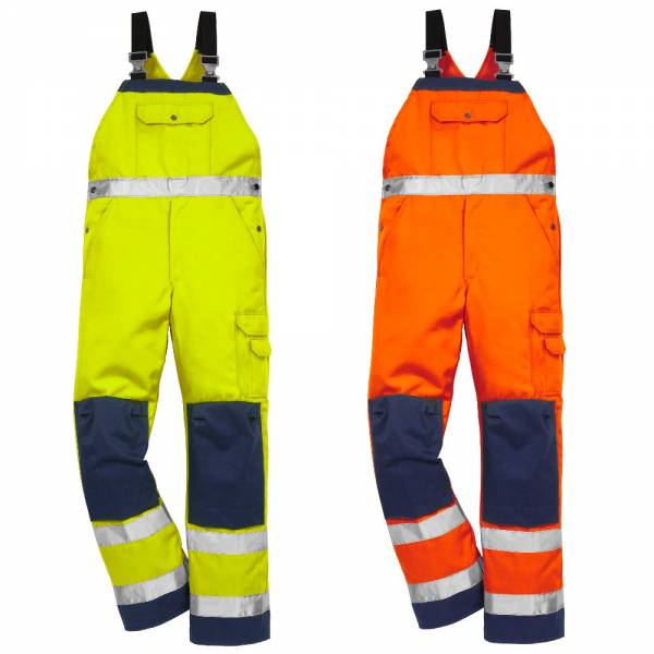 Fristads Kansas High Vis Latzhose Arbeitshose Warnschutz-Hose