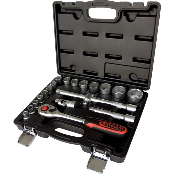 KS-Tools Steckschlüsselsatz Superlock 1/2" 20-teilig 911.0620