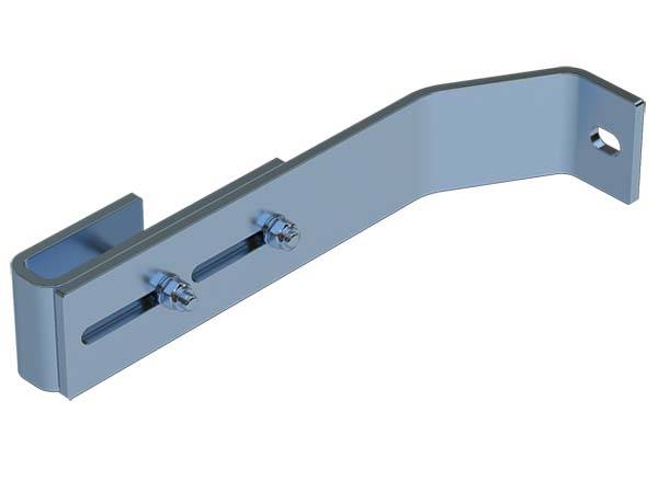 Zarges Wandhalter, verstellbar 280 - 330 mm für V4A 47612