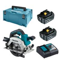 Makita Akku-Handkreissäge 18V 57mm DHS600RTJ inkl. 2x Akku 5,0Ah + Ladegerät im MAKPAC Makita Akku-Handkreissäge 18V 57mm DHS600RTJ inkl. 2x Akku 5,0Ah + Ladegerät im MAKPAC