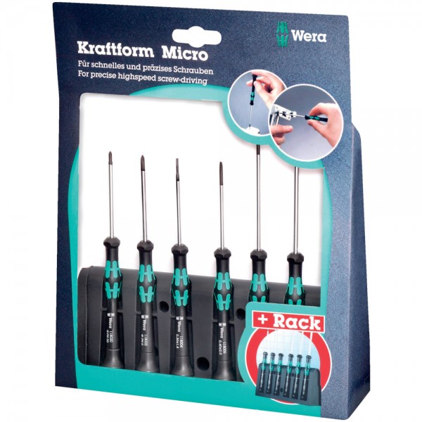 Elektronik-S-Dreher Satz 6-tlg. Wera