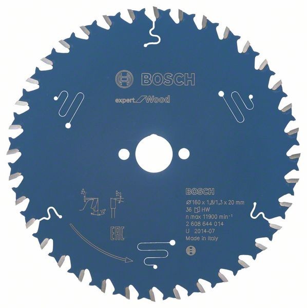 BOSCH KREISSÄGEBLATT EXPERT FOR WOOD, 160 X 20 X 1,8 MM, 36