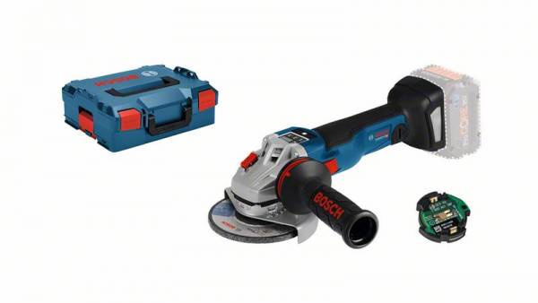 Bosch Akku-Winkelschleifer GWS 18V-10 SC, Solo Version, GCY 30-4, L-BOXX 06019G340B