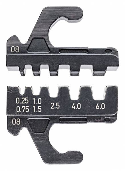 KNIPEX 97 39 08 Crimpeinsatz für isolierte + unisolierte Aderendhülsen