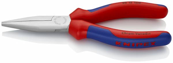 KNIPEX 30 15 140 Langbeckzange 140 mm verchromt mit Mehrkomponenten-Hüllen