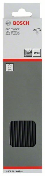 BOSCH KUNSTSTOFFSCHWEIßDRAHT, 225 MM, 4 MM, 100g POLYETHYLEN (HDPE) SCHWARZ 1609201807