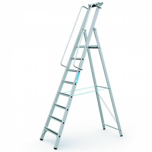 Zarges Meistertritt S - LM-Stehleiter m Plattform 8 Stufen 40478