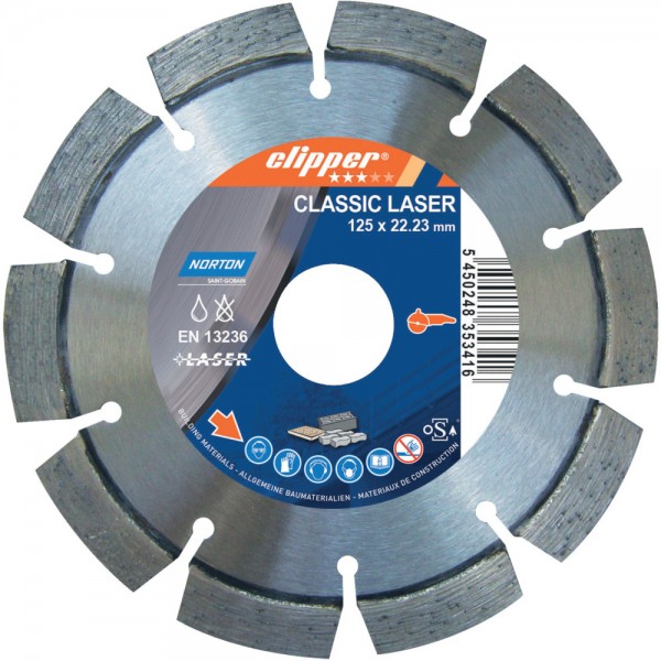 Clipper Diamant-Trenn CLALaser 2370 125x22,23 mm