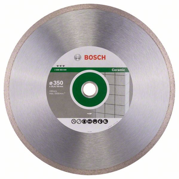 BOSCH DIAMANTTRENNSCHEIBE BEST FOR CERAMIC, 350 X 30/25,40 X 3 X 10 MM
