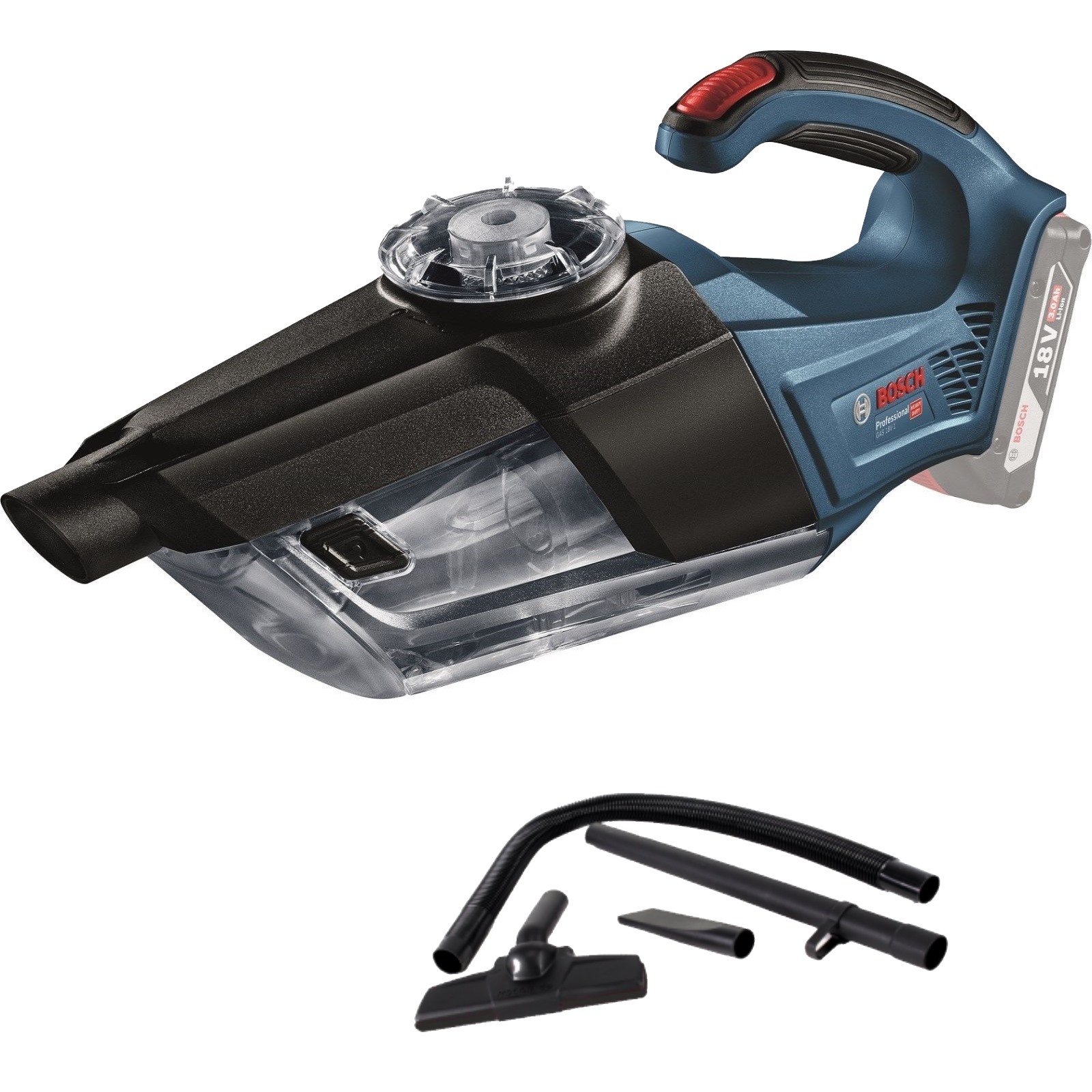 Bosch Akku-Staubsauger GAS 18V-1 Professional solo  CBdirekt Profi-Shop  für Werkzeug / Sanitär / Garten