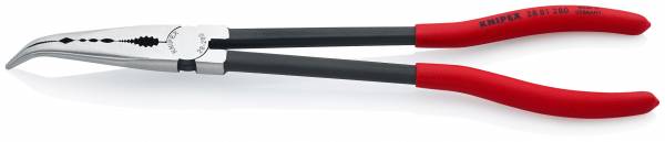 KNIPEX 28 81 280 Montierzange mit Querprofilen 280 mm schwarz atramentiert mit Kunststoff überzogen