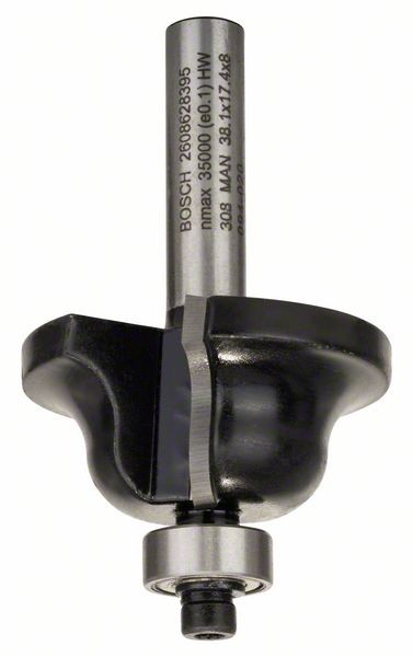 BOSCH PROFILFRÄSER B 8 MM, R1 6,3 MM, B 12,7 MM, L 17 MM, G 61 MM