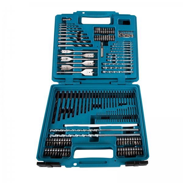 Makita Bohrer-Bit-Set 212-teilig mit Steckschlüsseleinsätze E-06270 im Kunstoffkoffer