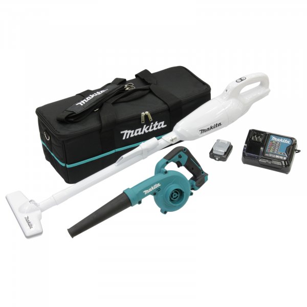 Makita Akku-Kombo Kit 12V CLX245SAX1 CL108FD + UB100D+ Akku, + Ladegerät + Tasche