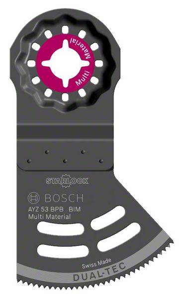 Bosch Sägeblatt BIM Dual-Tec AYZ 53 BPB Wood and Metal, 53 x 40 mm