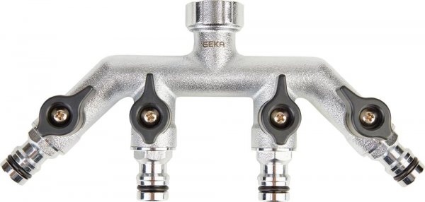 Karasto Vierwegeventil IG G 3/4" MS Cr Karte GEKA plusStecksystem