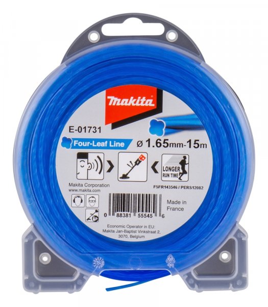 Makita Mähfaden Four Leaf 1,65mm x 15m E-01731