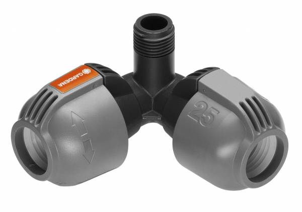 Gardena Sprinklersystem Winkelstück 25 mm x 1/2" AG 2782 Sprinkler