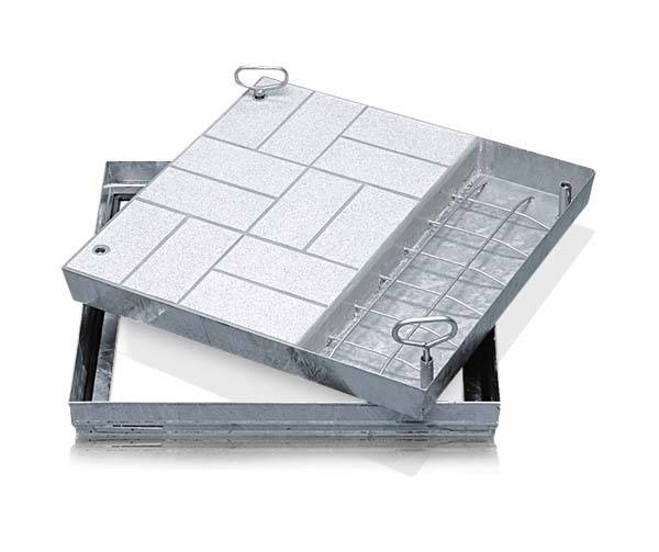 Zarges Schachtabdeckung Aluminium 800 x 800 mm 47007