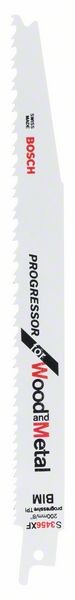 BOSCH SÄBELSÄGEBLATT S 3456 XF, PROGRESSOR FOR WOOD AND METAL, 100ER-PACK