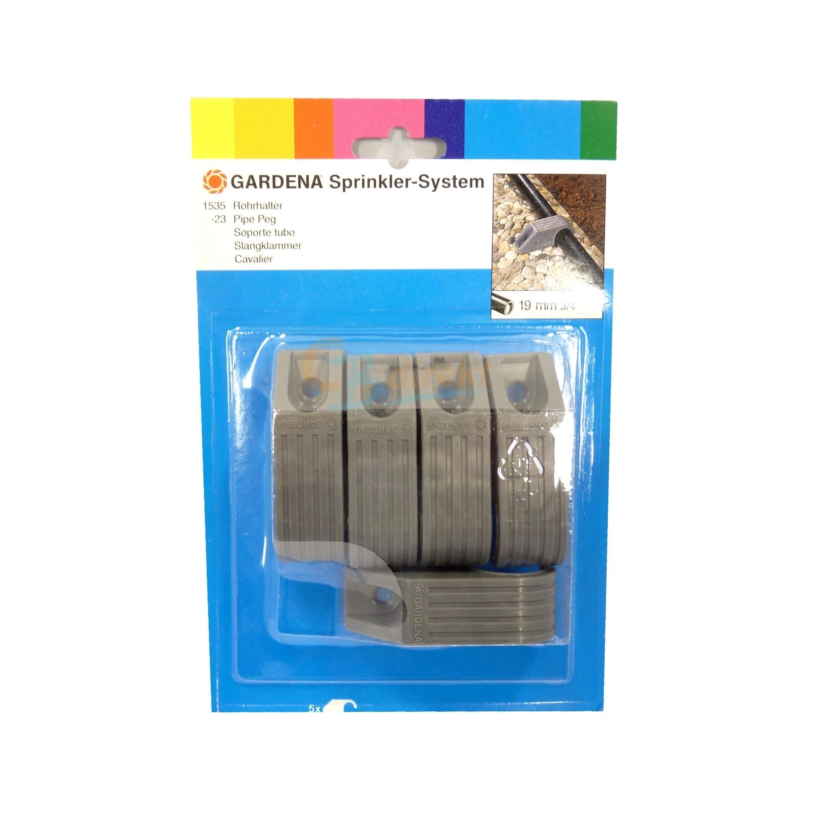 GARDENA Sprinklersystem 19mm Anschlussstück R 1/2" AG 1516 