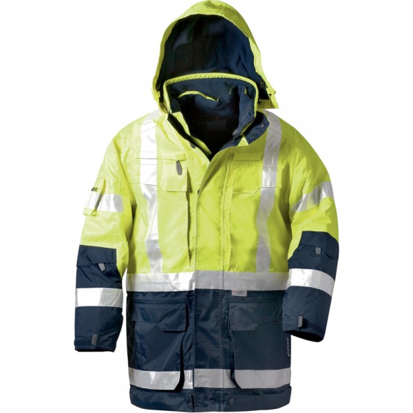 Warnparka Jekyll, gelb/blau, Parka