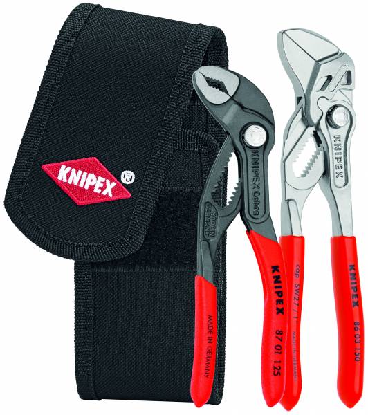 KNIPEX 00 20 72 V01 Mini-Zangenset in Werkzeuggürteltasche 195 mm