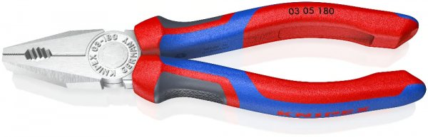 KNIPEX 03 05 180 Kombizange verchromt