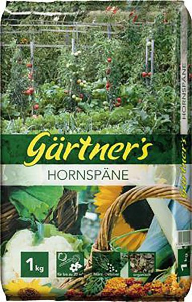 Gärtners Hornspäne 1 kg Organischer Dünger