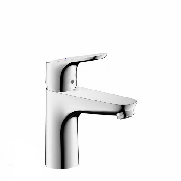 HG Waschtischmischer 100 Focus chrom ohne Ablaufgarnitur Hansgrohe 31517000