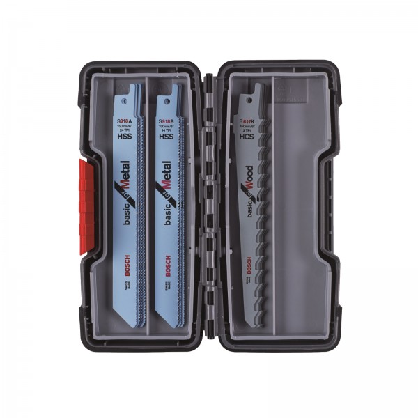 BOSCH SÄBELSÄGEBLATT SET 15TLG. WOOD/METAL IN TOUGH BOX