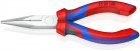 KNIPEX 25 05 160 Flachrundzange mit Schneide Radiozange 160 mm verchromt MPN: 25 05 160