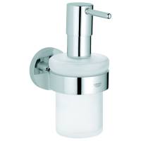 GROHE Seifenspender mit Halter Essentials 40448 chrom GROHE Seifenspender mit Halter Essentials 40448 chrom