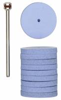 PROXXON Silikon-Polierscheiben Rad, 22 mm, 10 Stück mit Träger 28294 PROXXON Silikon-Polierscheiben Rad, 22 mm, 10 Stück mit Träger 28294