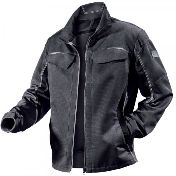 Jacke Pulsschlag Gr. 48 anthrazit/schwarz