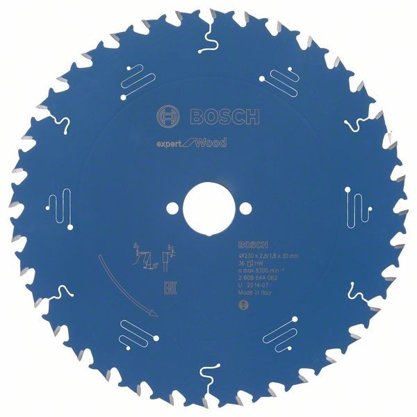BOSCH KREISSÄGEBLATT EXPERT FOR WOOD, 230 X 30 X 2,8 MM, 36