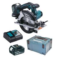 Makita Akku-Handkreissäge DHS630RTJ 18V inkl 2 x 5,0 Ah Akku und Ladegerät im Makpac Makita Akku-Handkreissäge DHS630RTJ 18V inkl 2 x 5,0 Ah Akku und Ladegerät im Makpac