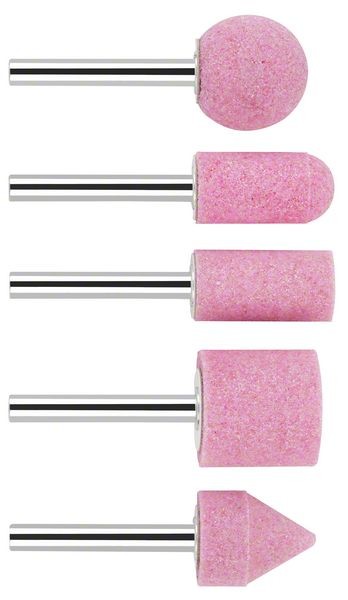 BOSCH SCHLEIFSTIFT-SET, 5-TEILIG, 6 MM, 60, 25, 15, 15, 25, 20 X 24, 30, 30, 25, 25 MM
