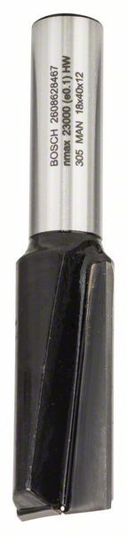 BOSCH NUTFRÄSER, 12 MM, D1 18 MM, L 40 MM, G 81 MM