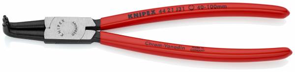 KNIPEX 44 21 J31 Sicherungsringzange für Innenringe in Bohrungen 215 mm schwarz atramentiert mit Kun