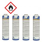 4x 330g CFH Universaldruckgasdose AT 2000 Gasdose Butan Propan Gas MPN: 52107