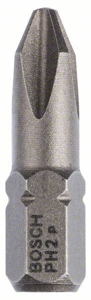 BOSCH SCHRAUBERBIT EXTRA-HART, PH 2, 25 MM, 10ER-PACK, IM BLISTER