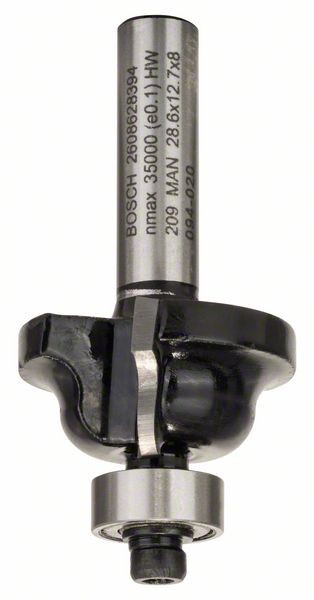 BOSCH PROFILFRÄSER B 8 MM, R1 4 MM, B 8 MM, L 12,4 MM, G 54 MM