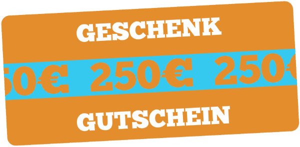 Geschenk-Gutschein 250 Euro