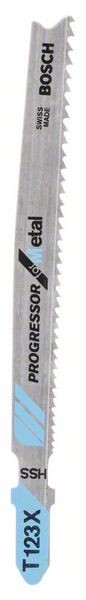 BOSCH STICHSÄGEBLATT T 123 X, PROGRESSOR FOR METAL, 25ER-PACK