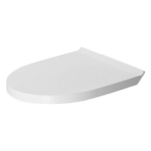 Duravit WC-Sitz DuraStyle mit Absenkautomatik Scharniere edelstahl, weiß