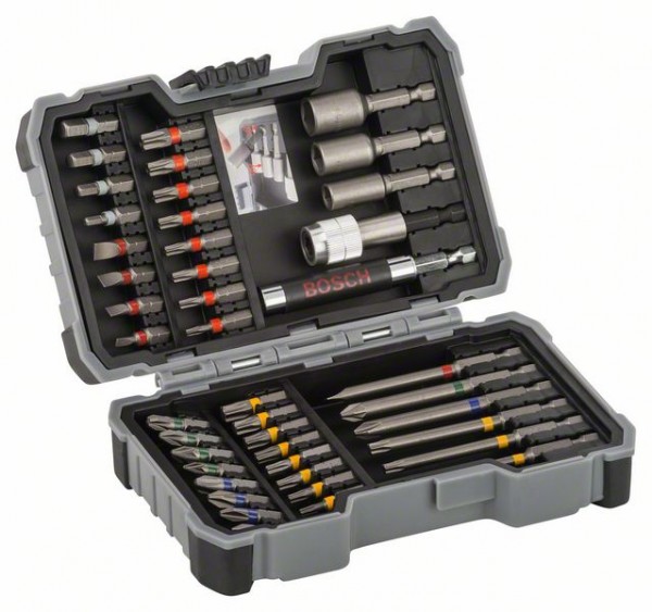 BOSCH BIT- UND STECKSCHLÜSSEL-SET, 43-TEILIG, 25 MM, 75 MM