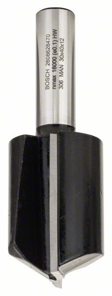 BOSCH NUTFRÄSER, 12 MM, D1 30 MM, L 40 MM, G 81 MM