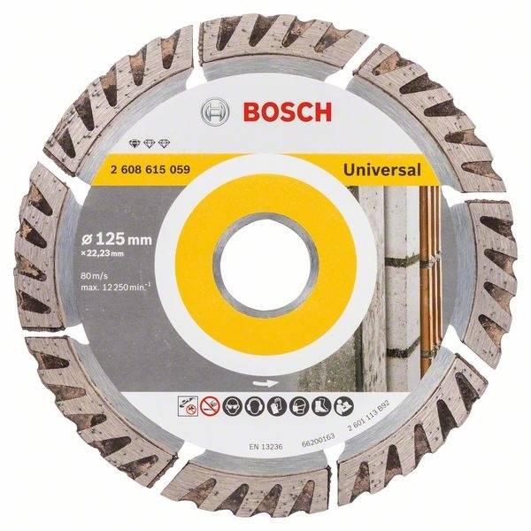 Bosch Diamanttrennscheibe Standard for Universal, 125x22,23 mm 2608615059