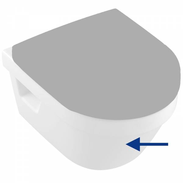 VB TS-WC spülrandl Comp Architectura 4687 350x480mm DirectFlush wandh Weiß Alpin